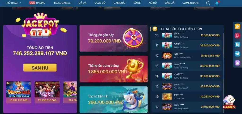 Chương trình VIP độc quyền cho thành viên Win5506